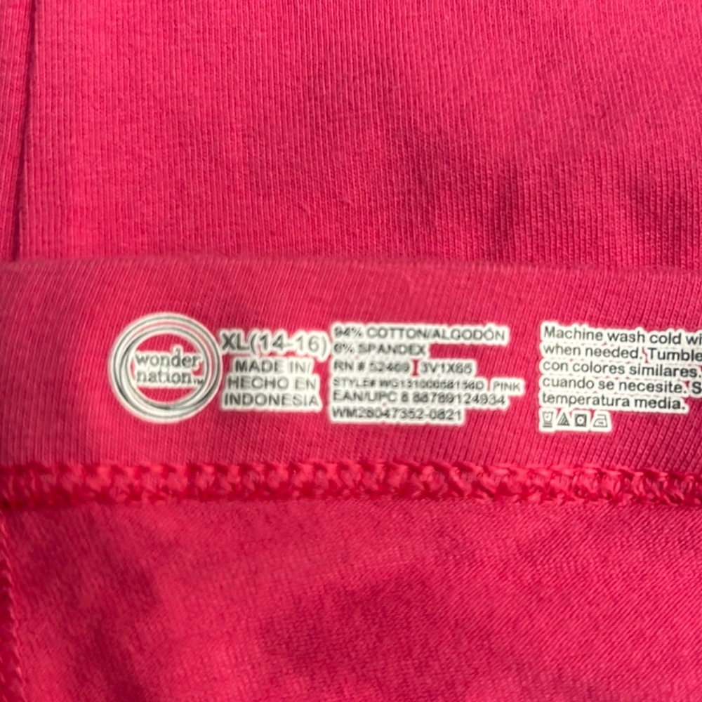 Barely worn Wonder Nation XL 14/16 youth leggings